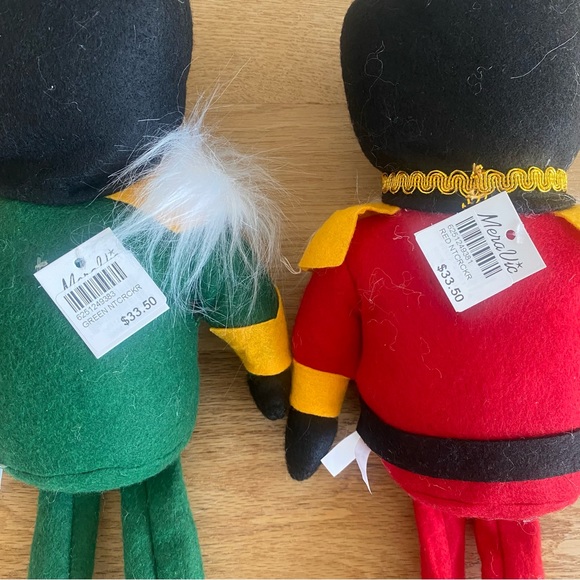 NWT MeraVic Nutcracker Sergeant Colonel Gnome Decoration Set of 2 - Picture 5 of 7
